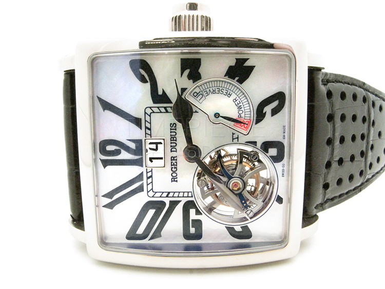 Roger Dubuis Golden Square Flying Tourbillon G40 030 N1.63 18k White Gold Manual Hand Winding Roger Dubuis Golden Square Flying Tourbillon G40 030 N1.63 18k White Gold Manual Hand Winding