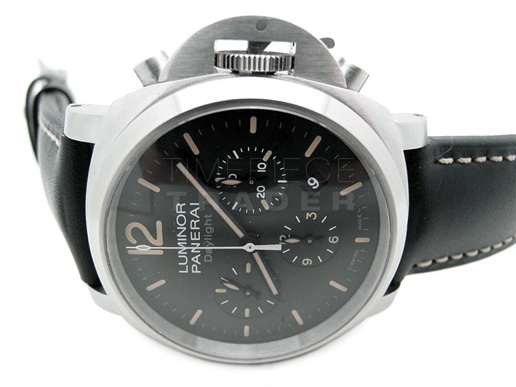 Panerai Luminor Daylight Chronograph PAM 356 Stainless Steel Automatic Panerai Luminor Daylight Chronograph PAM 356 Stainless Steel Automatic