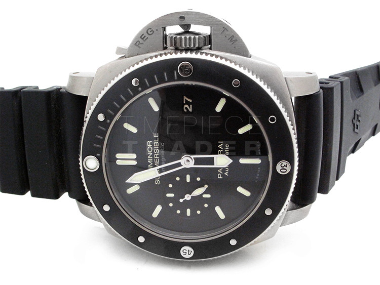 Panerai Submersible PAM389 Titanium Automatic Self Winding Panerai Submersible PAM389 Titanium Automatic Self Winding
