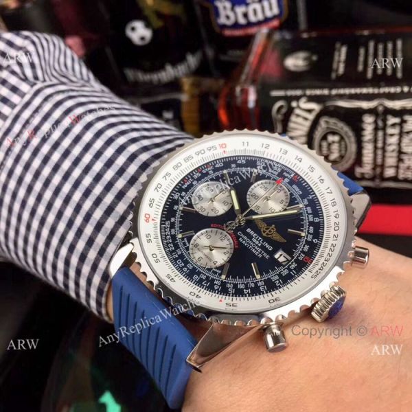 Copy Breitling Navitimer EDITION SPECIALE Watches Blue Rubber Strap Copy Breitling Navitimer EDITION SPECIALE Watches Blue Rubber Strap