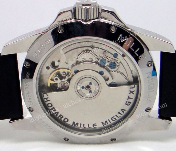 Replica Chopard Gran turismo Watch XL Gray Dial w/rubber band Replica Chopard Gran turismo Watch XL Gray Dial w/rubber band