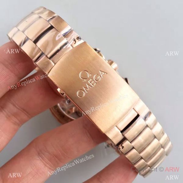 (OM)New Copy Swiss Omega Seamaster 9901 Watch Rose Gold Black Face (OM)New Copy Swiss Omega Seamaster 9901 Watch Rose Gold Black Face