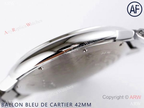 Super High AAA Replica Cartier Ballon Bleu De 42mm Watch Black Dial Stainless Steel Super High AAA Replica Cartier Ballon Bleu De 42mm Watch Black Dial Stainless Steel