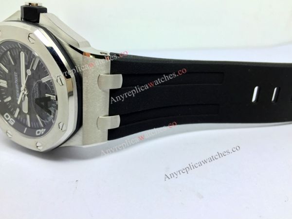 Replica Audemars Piguet Divers Watch Swiss 3120 Black Dial Black Rubber Strap Replica Audemars Piguet Divers Watch Swiss 3120 Black Dial Black Rubber Strap