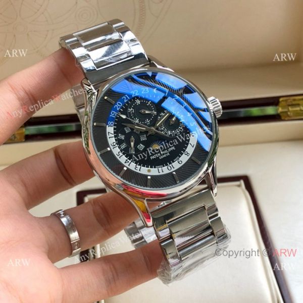 Copy Patek Philippe Grand Complications Stainless Steel Moonphase Watch Copy Patek Philippe Grand Complications Stainless Steel Moonphase Watch
