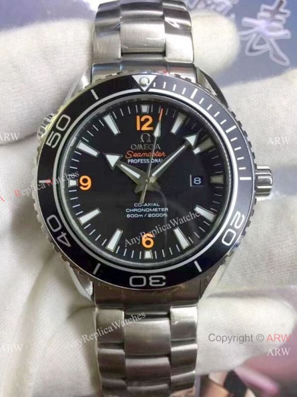 Low Prcie Omega Watch Replica Seamaster with Black Orange Bezel Low Prcie Omega Watch Replica Seamaster with Black Orange Bezel