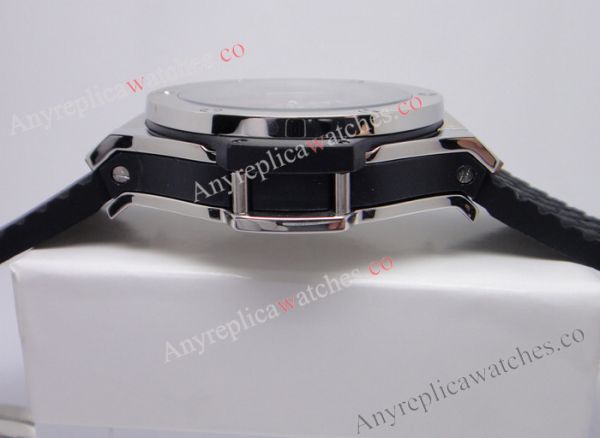 Replica Hublot Big Bang Watch SS Black Chronograph Japan Movement Replica Hublot Big Bang Watch SS Black Chronograph Japan Movement