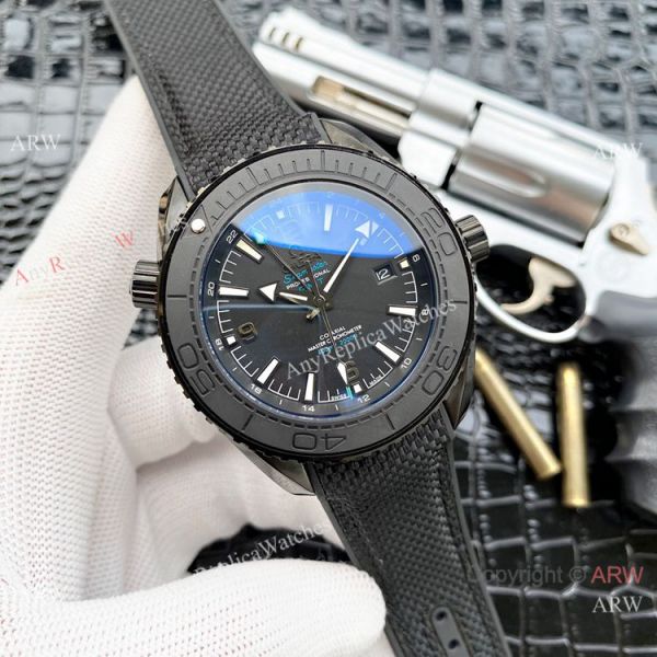 Faux Omega Seamaster Planet Ocean GMT Watches Blue Case Faux Omega Seamaster Planet Ocean GMT Watches Blue Case