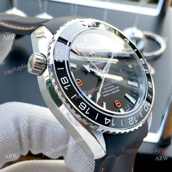 Replica Omega Seamaster Planet Ocean GMT Rubber Band Watches SWISS GRADE CASE Replica Omega Seamaster Planet Ocean GMT Rubber Band Watches SWISS GRADE CASE