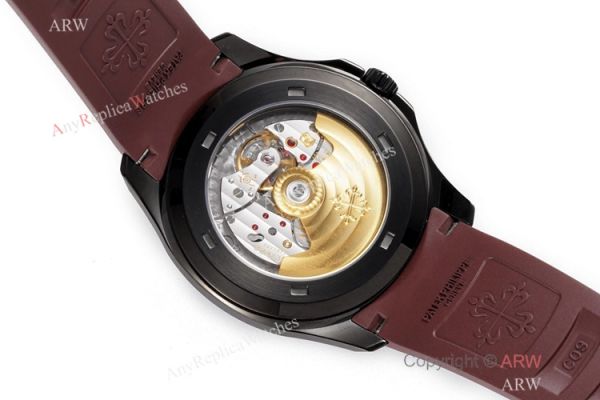 Swiss Grade Copy Patek Philippe Aquanaut Brown Rubber Strap Watch 40mm Swiss Grade Copy Patek Philippe Aquanaut Brown Rubber Strap Watch 40mm