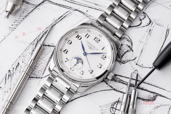Swiss Copy Longines Master Collection Moonphase Watch Stainless Steel 40mm Swiss Copy Longines Master Collection Moonphase Watch Stainless Steel 40mm