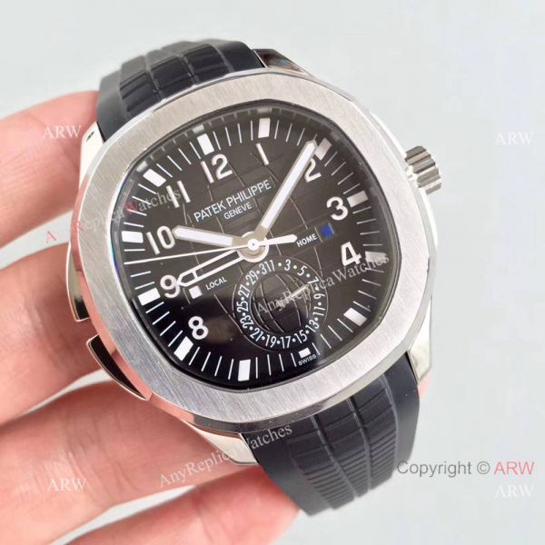 Swiss Grade Copy Patek Philippe Travel Time Watch SS Gray Dial Swiss Grade Copy Patek Philippe Travel Time Watch SS Gray Dial