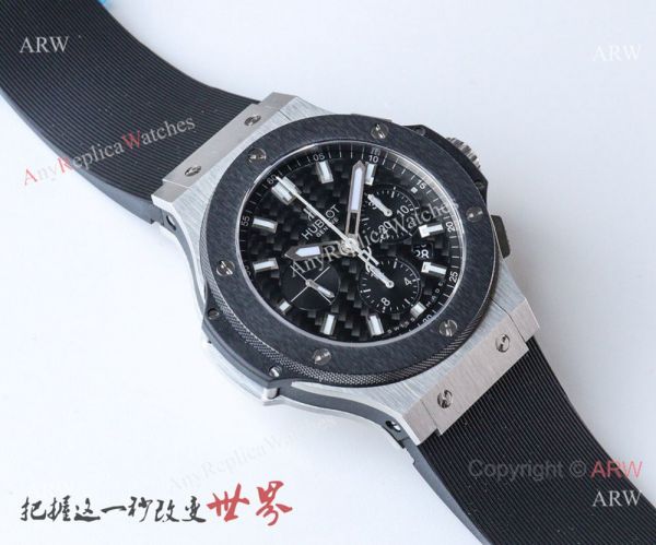 Swiss Copy Hublot Big Bang SS Black Dial Watches HBB V6 Factory Swiss Copy Hublot Big Bang SS Black Dial Watches HBB V6 Factory