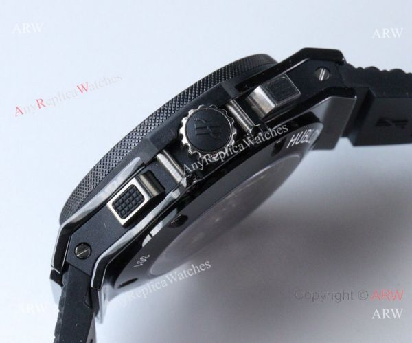 Swiss Grade Replica Hublot Big Bang V6 Chronograph Watch Black Case Swiss Grade Replica Hublot Big Bang V6 Chronograph Watch Black Case
