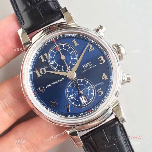 Swiss Grade Clone Da Vinci Chronorgaph 7750 Watch SS Blue Dial Swiss Grade Clone Da Vinci Chronorgaph 7750 Watch SS Blue Dial