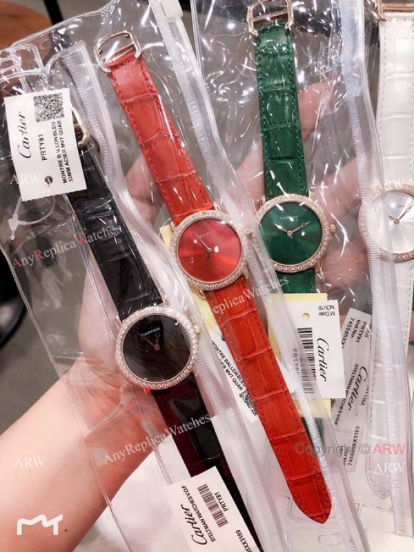 Cartier Rose Gold Green Dial 33mm Watch Swiss Quality Cartier Watch Lady Cartier Rose Gold Green Dial 33mm Watch Swiss Quality Cartier Watch Lady
