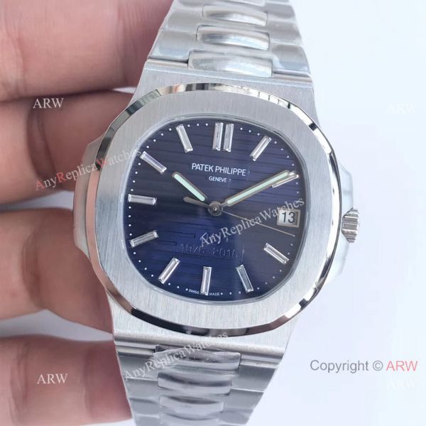 Copy Swiss Patek Philippe Nautilus 40th Anniversary Blue Dial Watch Copy Swiss Patek Philippe Nautilus 40th Anniversary Blue Dial Watch