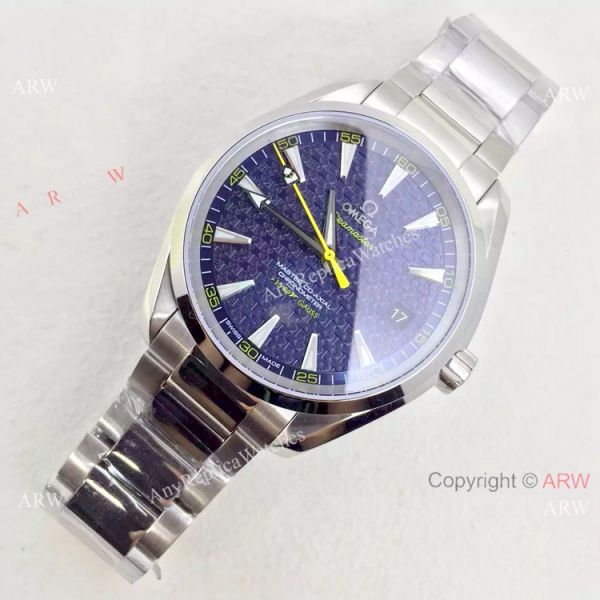 Swiss Omega Seamaster 15 007 Gauss Blue Face Watch Swiss Omega Seamaster 15 007 Gauss Blue Face Watch
