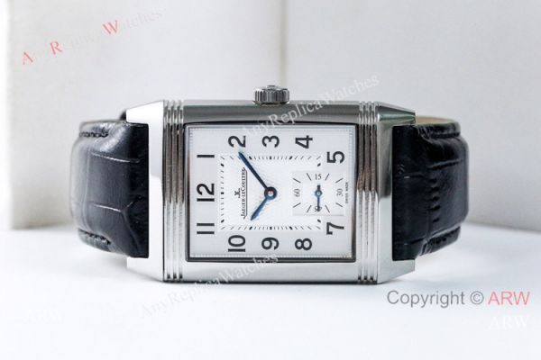 AN Factory Swiss Replica Jaeger-LeCoultre Reverso Duoface White Face Watches AN Factory Swiss Replica Jaeger-LeCoultre Reverso Duoface White Face Watches