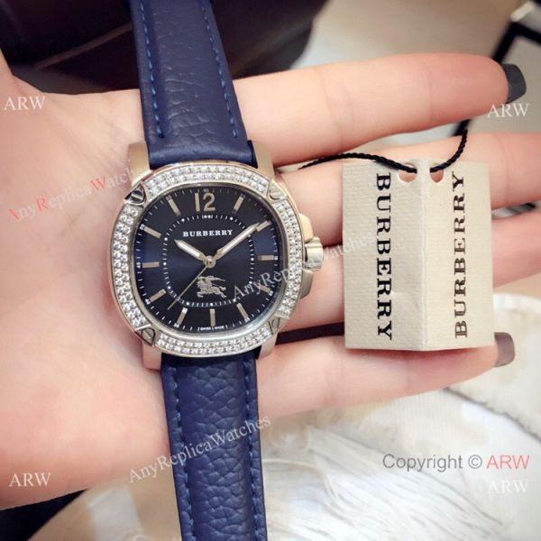 New Style Copy Burberry Lady watch Rose Gold Gray Face New Style Copy Burberry Lady watch Rose Gold Gray Face