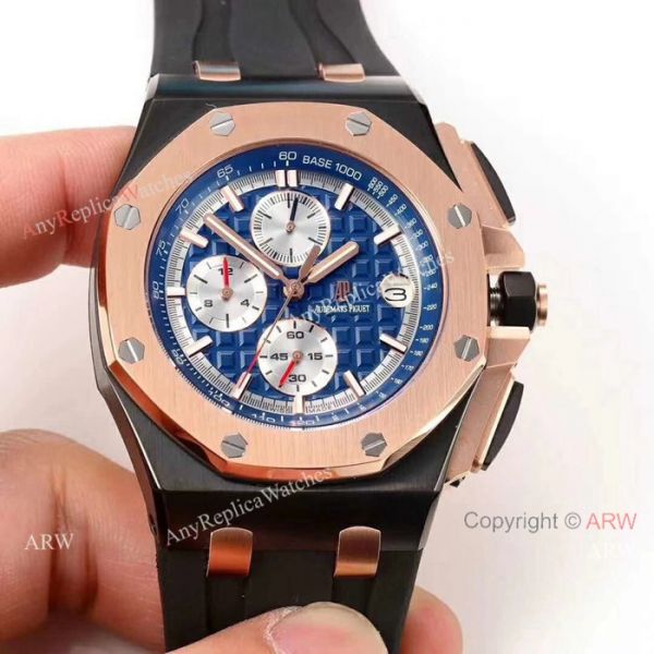 Fake Audemars Piguet For Sale 44mm Rose Gold Blue Dial Mens Watch Fake Audemars Piguet For Sale 44mm Rose Gold Blue Dial Mens Watch