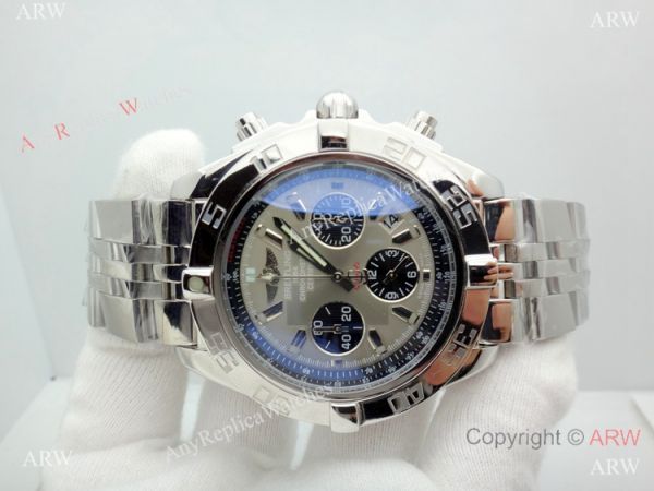 Breitling Chronomat B01 Stainless Steel Replica Watch Gray Dial Breitling Chronomat B01 Stainless Steel Replica Watch Gray Dial