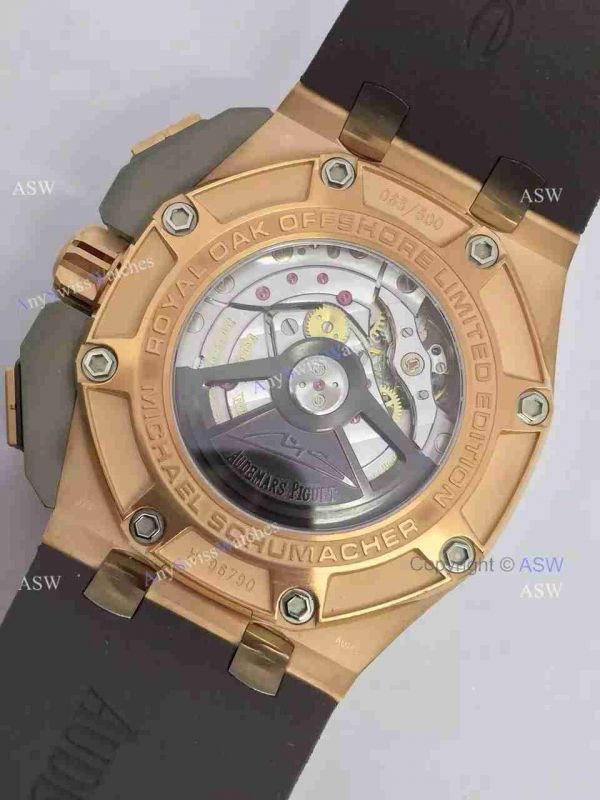 Swiss Audemars Piguet Michael Schumacher Royal Oak Offshore Black Leather Band Watch Swiss Audemars Piguet Michael Schumacher Royal Oak Offshore Black Leather Band Watch