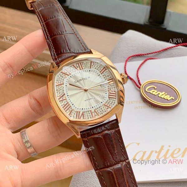 Swiss Quality Cartier Drive De Rose Gold Asia 8215 Watch Swiss Quality Cartier Drive De Rose Gold Asia 8215 Watch