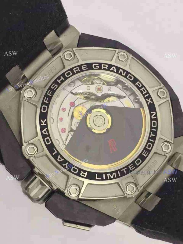 High Quality Copy Audemars Piguet Grand Prix Blue Face Black Rubber Swiss Mens Watch High Quality Copy Audemars Piguet Grand Prix Blue Face Black Rubber Swiss Mens Watch
