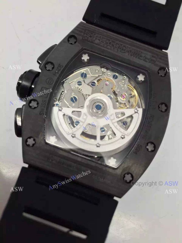 AAA Replica Richard Mille RM 011 Watch All Black AAA Replica Richard Mille RM 011 Watch All Black