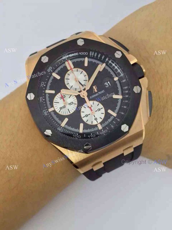 Swiss Audemars Piguet Royal Oak Offshore EARRICHELLO Replica Watch ROSE GOLD Swiss Audemars Piguet Royal Oak Offshore EARRICHELLO Replica Watch ROSE GOLD