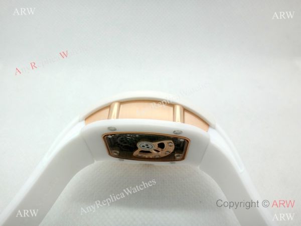 Replica Swiss Richard Mille Watch RM07-1 White Ceramic Case Rubber Band Replica Swiss Richard Mille Watch RM07-1 White Ceramic Case Rubber Band