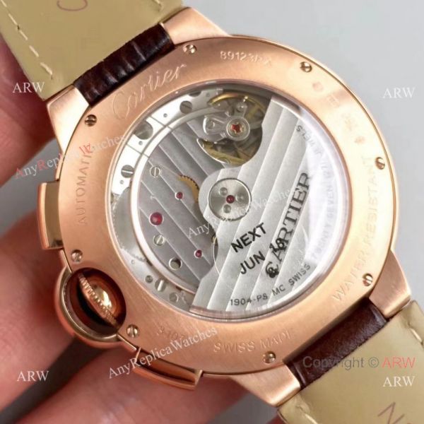 Swiss Copy Cartier Ballon Bleu Chronograph 8101 MC Watch Rose Gold Swiss Copy Cartier Ballon Bleu Chronograph 8101 MC Watch Rose Gold