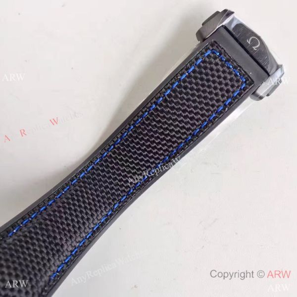 Swiss Replica Omega Seamaster Planet Ocean Deep Black GMT Ceramic Blue Watch Swiss Replica Omega Seamaster Planet Ocean Deep Black GMT Ceramic Blue Watch