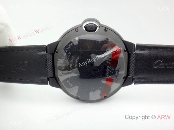 Cartier Ballon Bleu Black ADLC Case Wristwatch Newest Replica Cartier Ballon Bleu Black ADLC Case Wristwatch Newest Replica