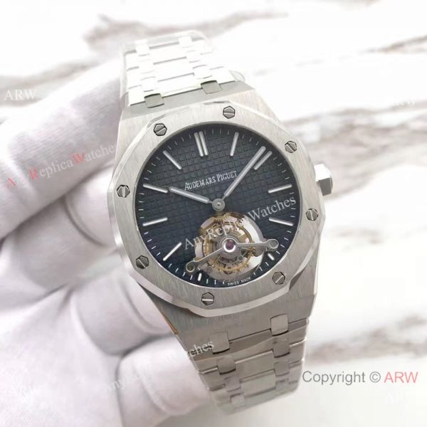Replica Audemars Piguet Royal Oak Tourbillon Watch Stainless Steel Blue Dial Replica Audemars Piguet Royal Oak Tourbillon Watch Stainless Steel Blue Dial
