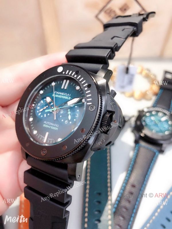 Replica Panerai PAM 983 Luminor Submersible Chrono Guillaume Nery Edition Watch Blue Dial Replica Panerai PAM 983 Luminor Submersible Chrono Guillaume Nery Edition Watch Blue Dial