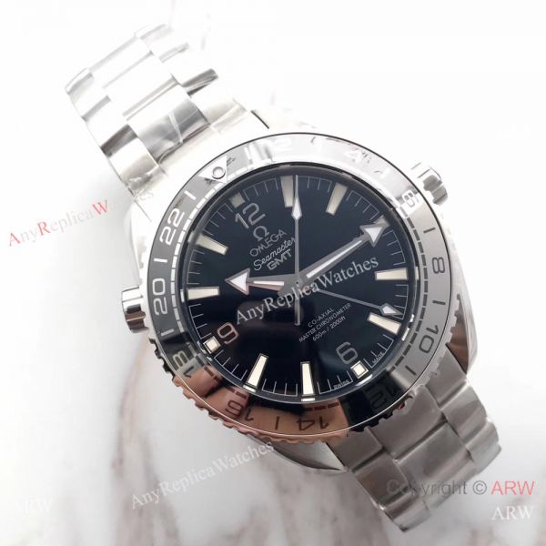 Swiss Grade Omega Seamaster GMT 600m Replica Watch SS New Bezel Swiss Grade Omega Seamaster GMT 600m Replica Watch SS New Bezel