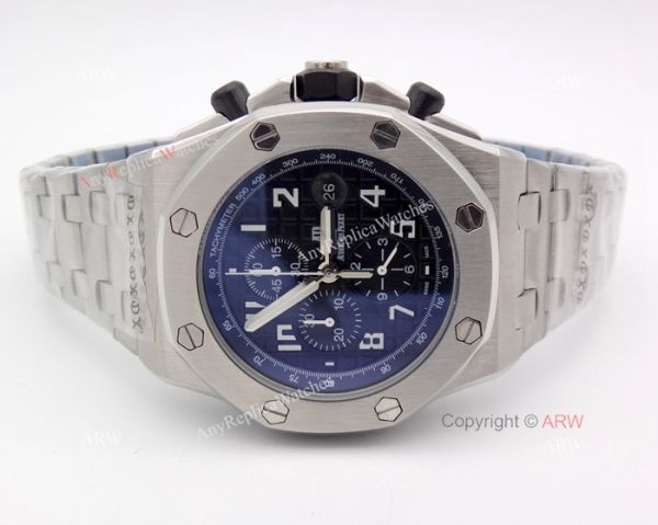 Audemars Piguet Replica Watch Black Chronograph Stainless Steel Audemars Piguet Replica Watch Black Chronograph Stainless Steel