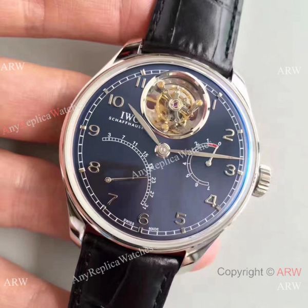 IWC Portugieser Tourbillon MysteRe ReTrograde Fake Watch Blue Face SWISS Grade IWC Portugieser Tourbillon MysteRe ReTrograde Fake Watch Blue Face SWISS Grade