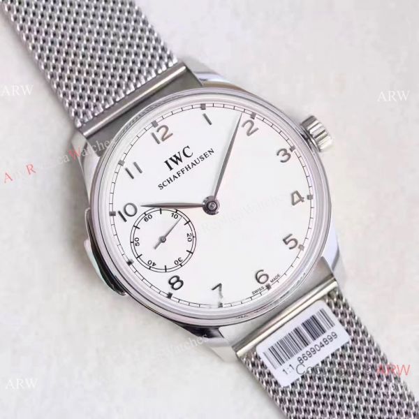 Replica IWC Portuguese Minute Repeater Stainless Steel Mesh Strap Watch Replica IWC Portuguese Minute Repeater Stainless Steel Mesh Strap Watch