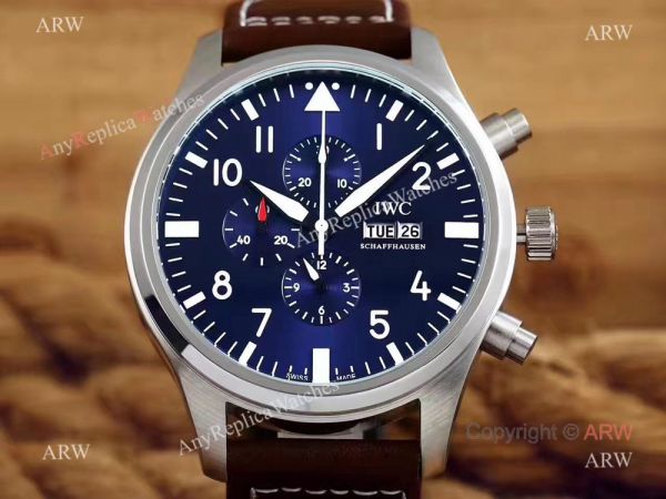 Replica IWC Pilots Chronograph Spitfire Dark Blue Dial Watch at Anyreplicawatch Replica IWC Pilots Chronograph Spitfire Dark Blue Dial Watch at Anyreplicawatch