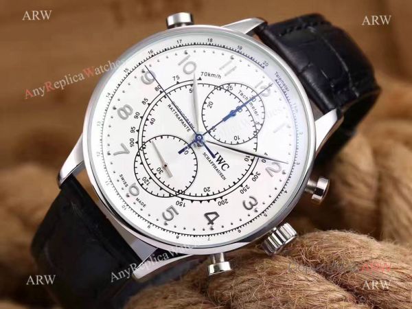 Newest Fake IWC Portugieser Rattrapante IW371215 SS Blue Markers Watch 41mm Newest Fake IWC Portugieser Rattrapante IW371215 SS Blue Markers Watch 41mm