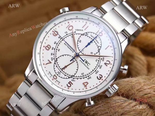 Replica IWC Portuguese Black Face Stainless Steel Black Watch 41mm IW371215 Replica IWC Portuguese Black Face Stainless Steel Black Watch 41mm IW371215