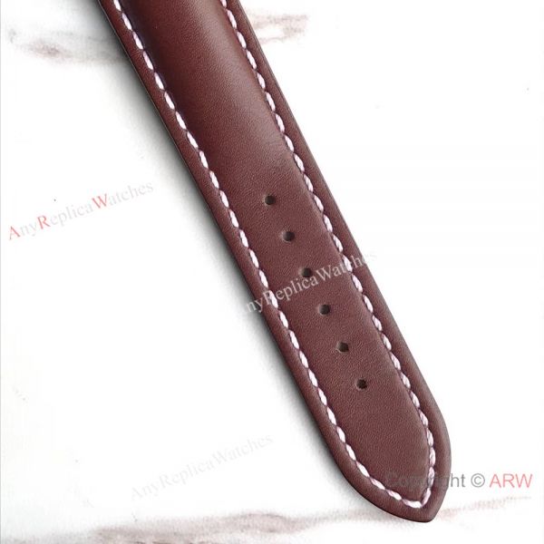 Swiss Grade Breitling Colt Automatic Chronometre 500m Watch White Dial Brown Leather Swiss Grade Breitling Colt Automatic Chronometre 500m Watch White Dial Brown Leather