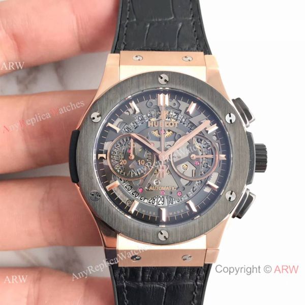 Swiss Grade 7750 Replica Hublot Big Bang Rose Gold 44mm Watch Swiss Grade 7750 Replica Hublot Big Bang Rose Gold 44mm Watch