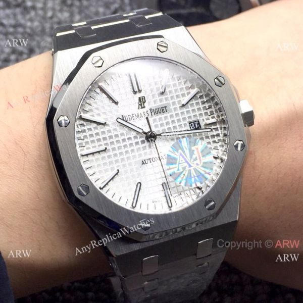 AAA Quality Audemars Piguet Royal Oak Stainless Steel Watches Silver Dial AAA Quality Audemars Piguet Royal Oak Stainless Steel Watches Silver Dial