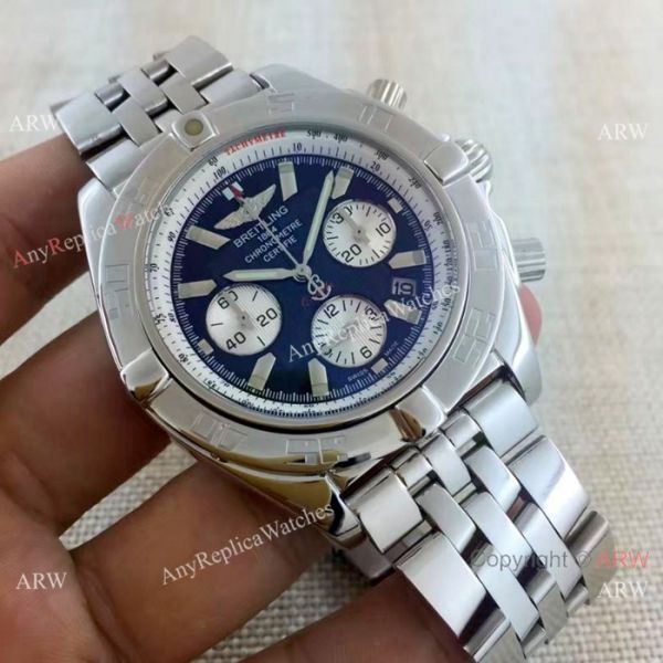 Breitling Chronomat B01 Watches Stainless Steel Dark Blue Dial Breitling Chronomat B01 Watches Stainless Steel Dark Blue Dial