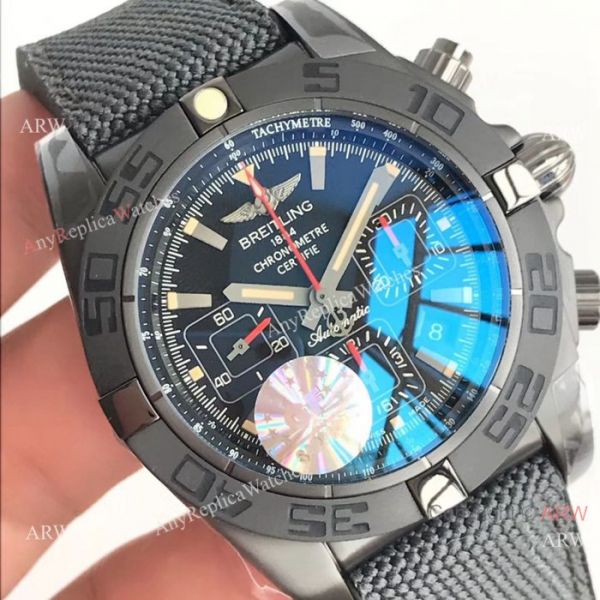 Replica Breitling Chronomat B01 Swiss 7750 Watch All Black Replica Breitling Chronomat B01 Swiss 7750 Watch All Black