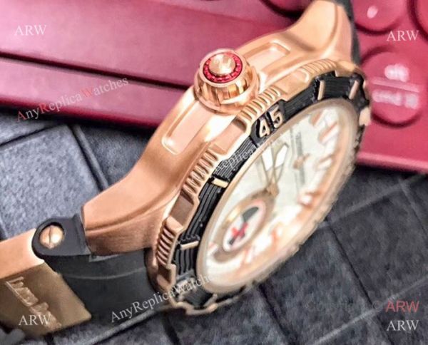 New Ulysse Nardin Deep Dive Hammerhead Shark Limited Edition Watch Copy Rose Gold White Dial New Ulysse Nardin Deep Dive Hammerhead Shark Limited Edition Watch Copy Rose Gold White Dial